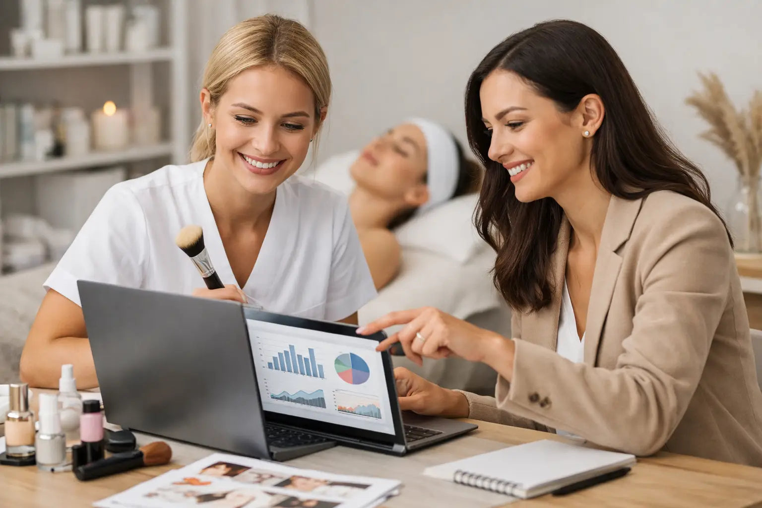 Kosmetikstudio Marketing Support, der wirkt