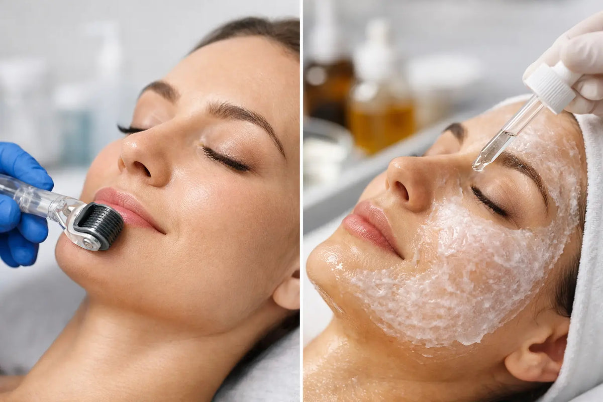 Microneedling oder Fruchtsäurepeeling: Was passt?