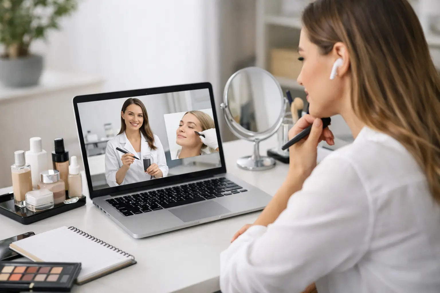 Kosmetik Weiterbildung Online Seminar wählen